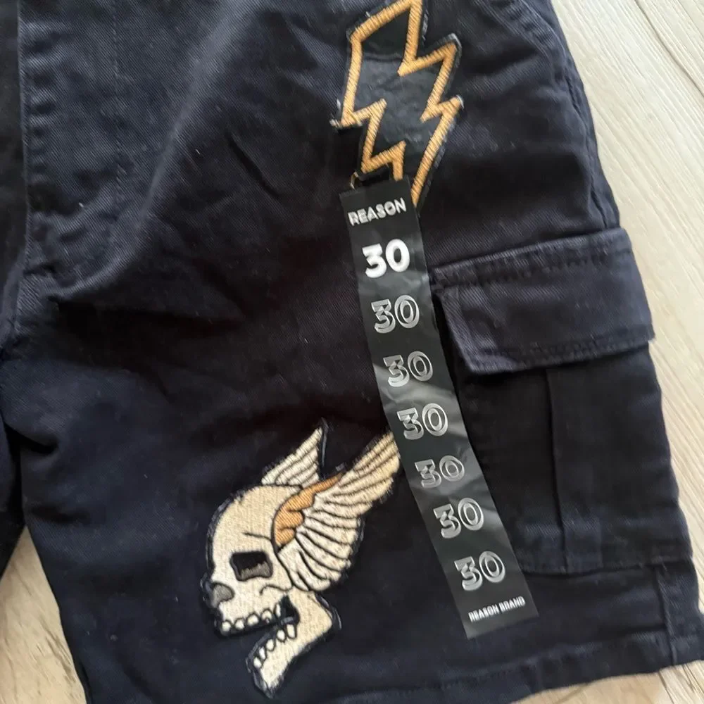 NWT Reason Brand black Shorts Black new Size 30